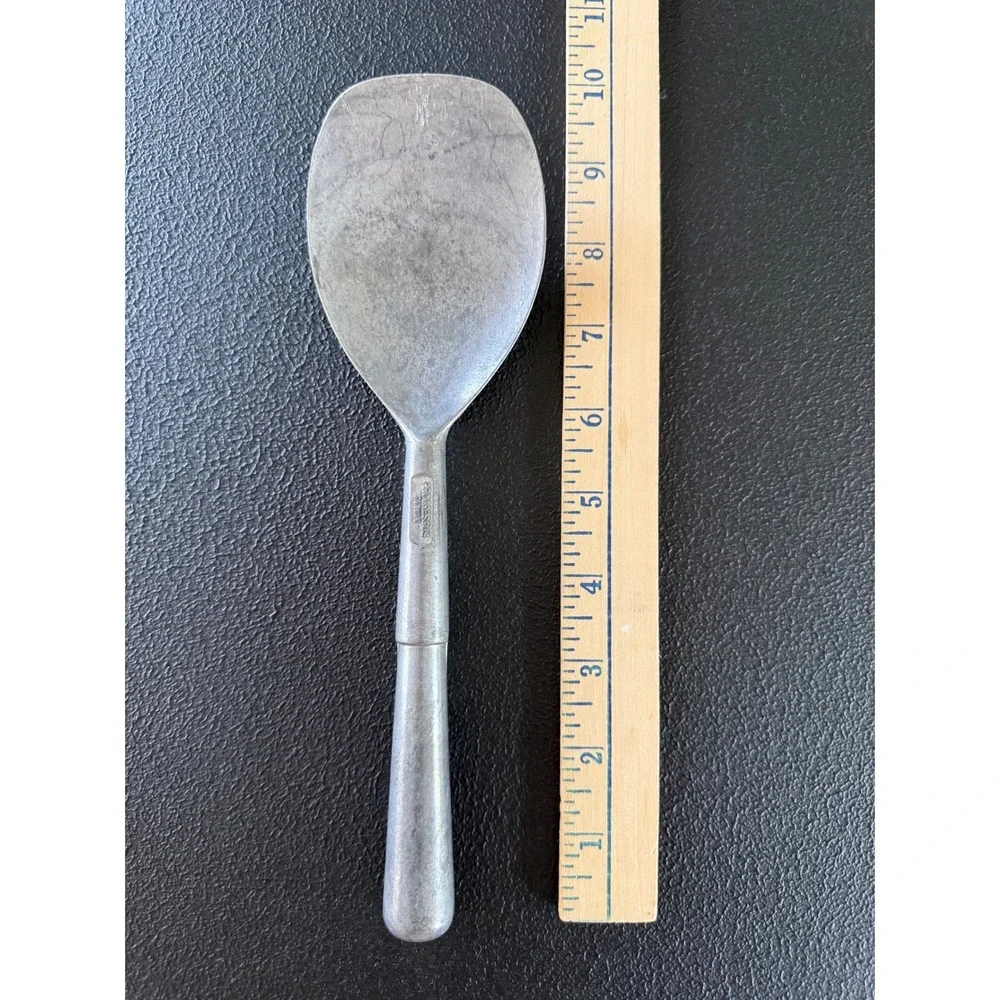 Progressus Taiwan Vintage Aluminum Ice Cream Scoop Spade Heavy Duty Silver